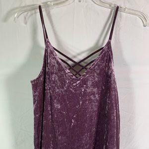 Crushed velvet camisole from American Eagle